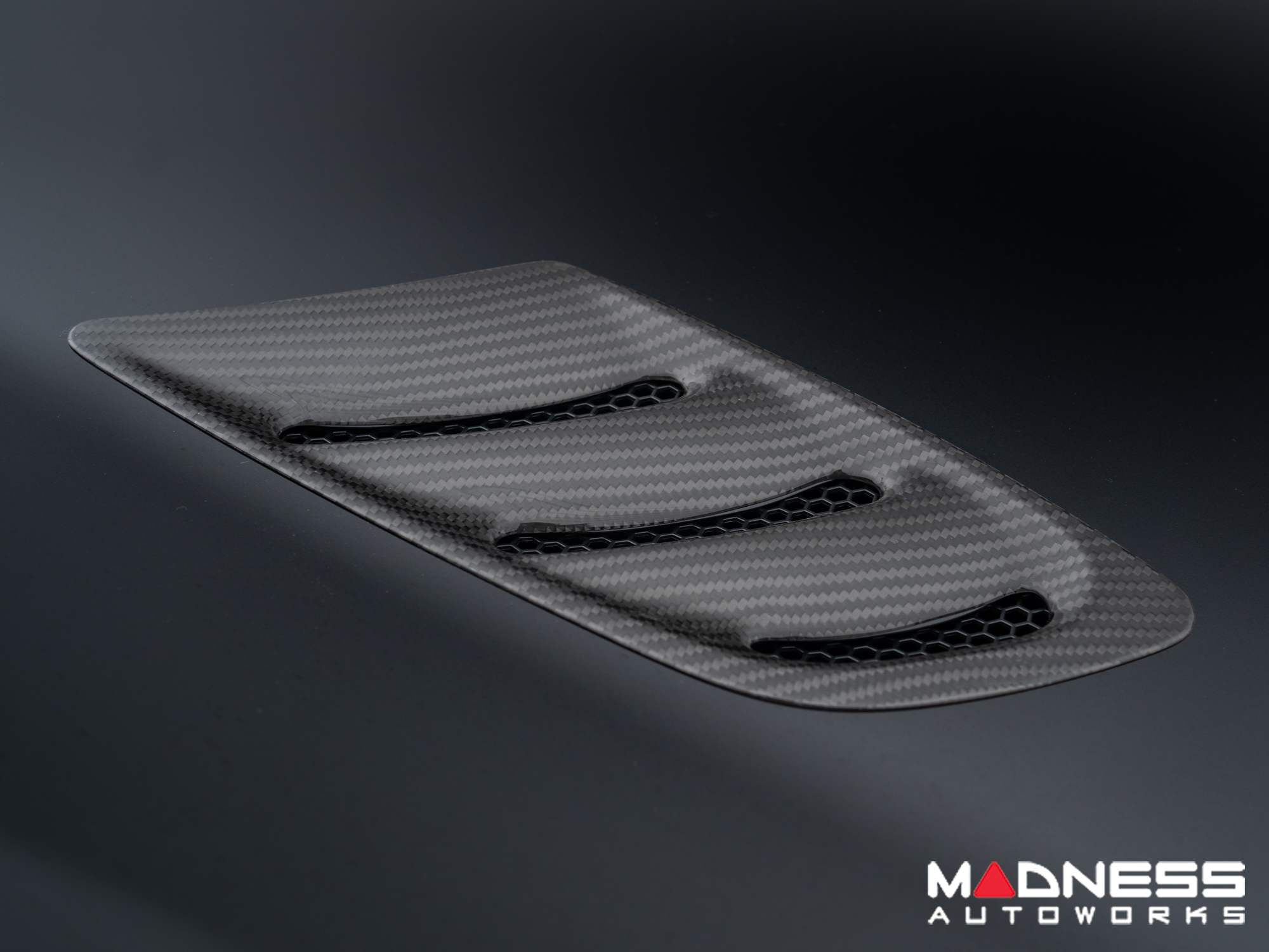  Alfa Romeo Stelvio Hood Air Vent Trim Kit - Quadrifoglio - Carbon Fiber
